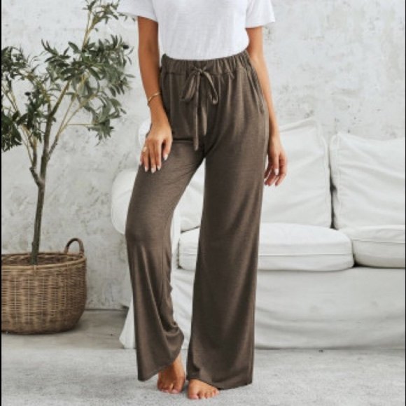 Vici Other - 😍COZY! Wide leg lounge pants soft cocoa M